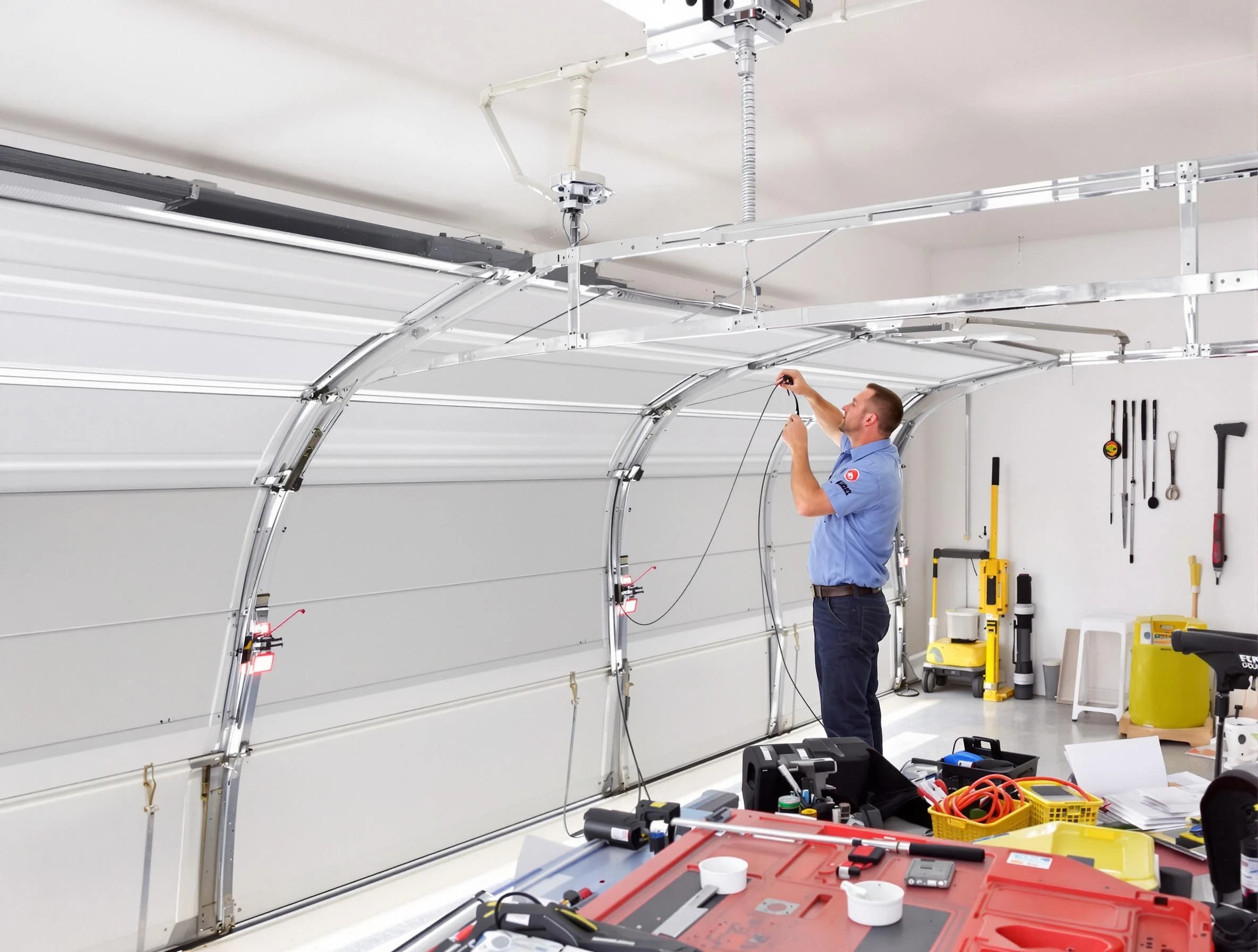 Garage door cable repair service by Columbiana Garage Door Repair in Columbiana