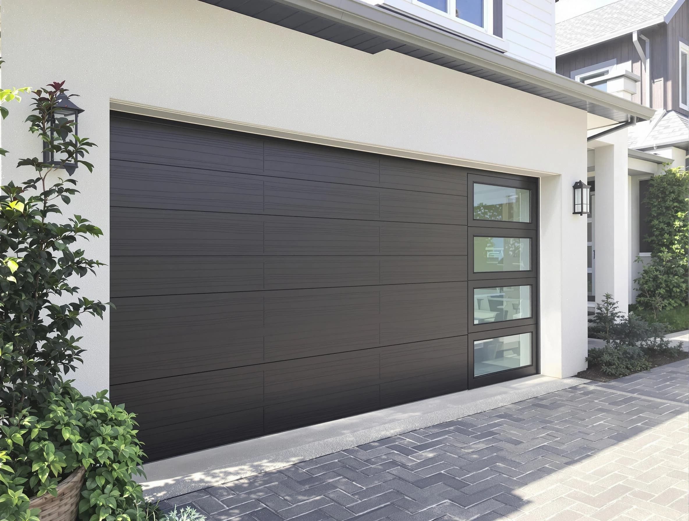 Custom garage door installation by Columbiana Garage Door Repair in Columbiana