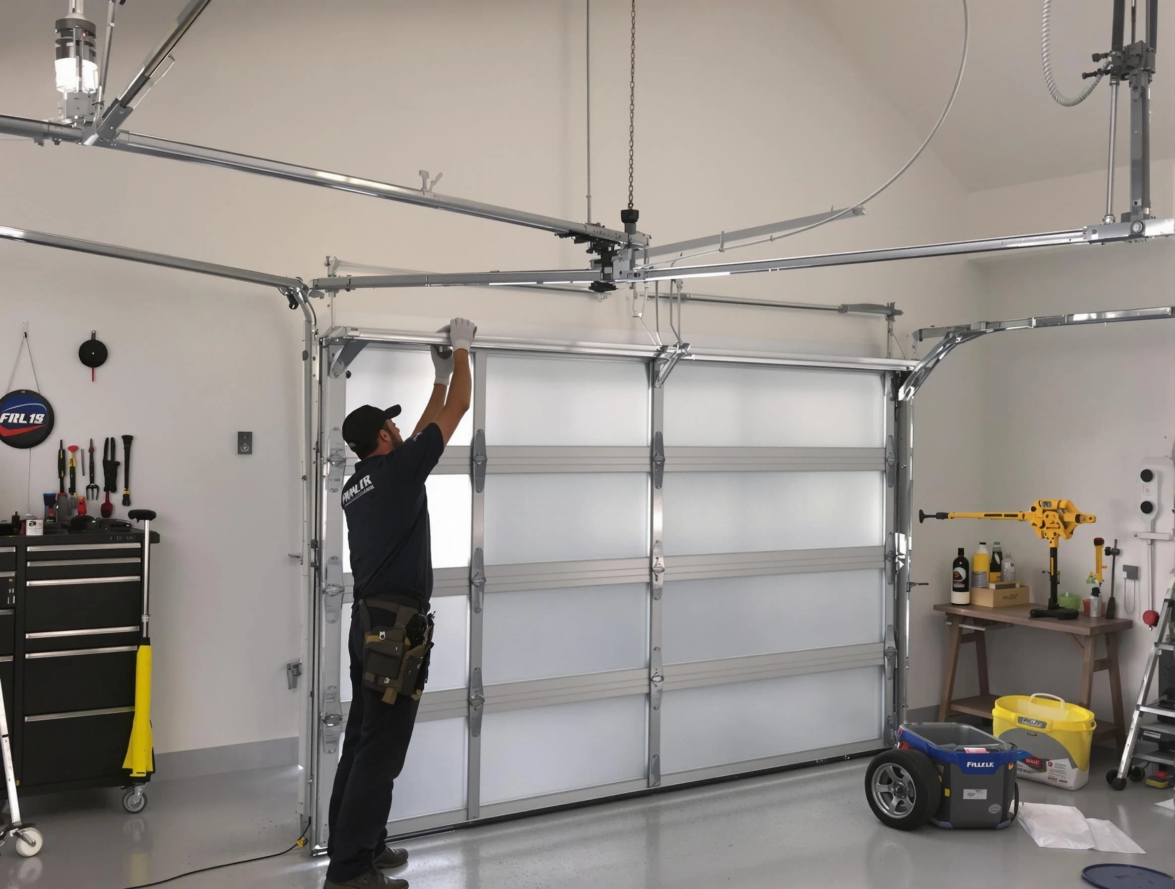 Columbiana Garage Door Repair certified team performing precision garage door installation in Columbiana