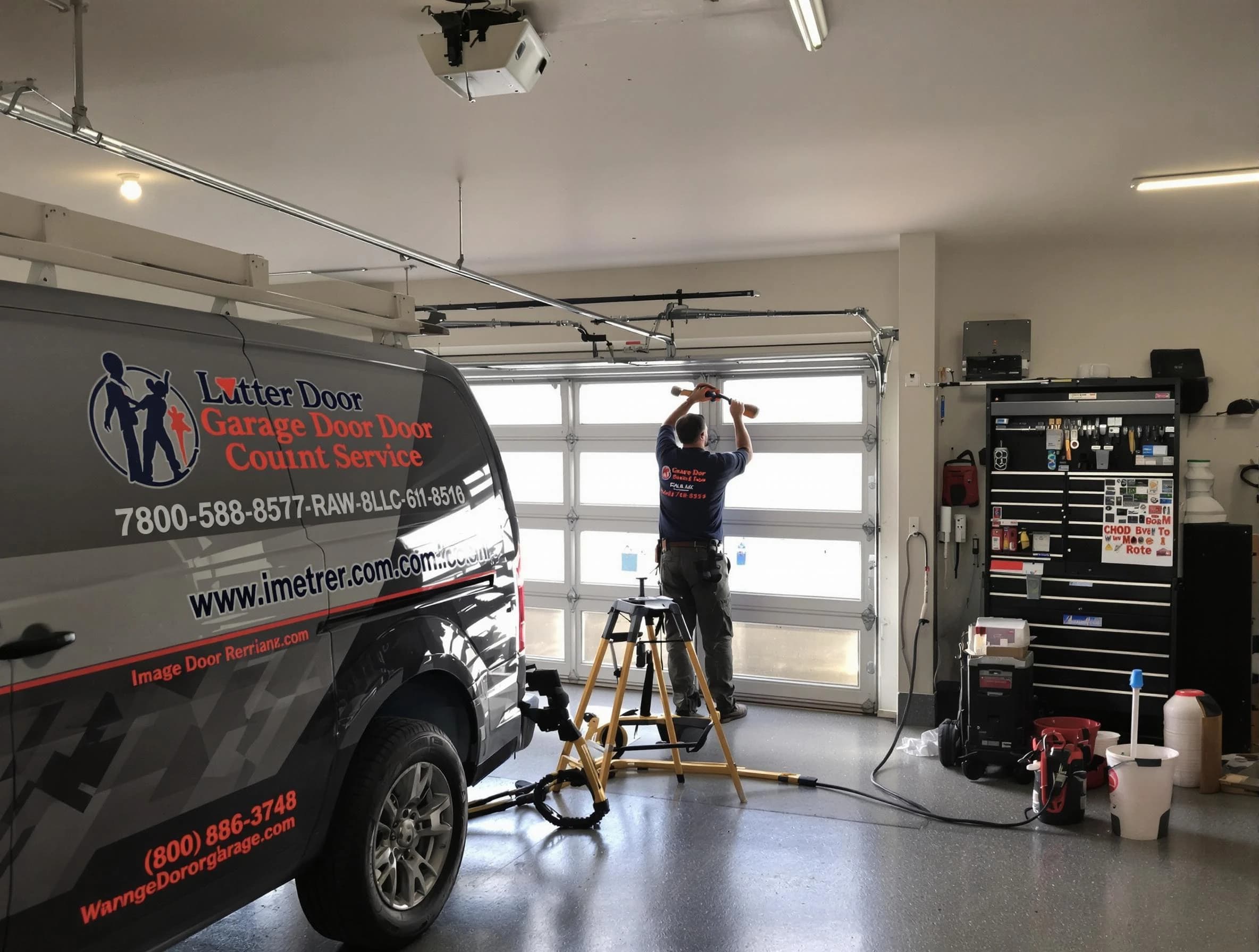 Columbiana Garage Door Repair rapid response team performing same-day repair in Columbiana