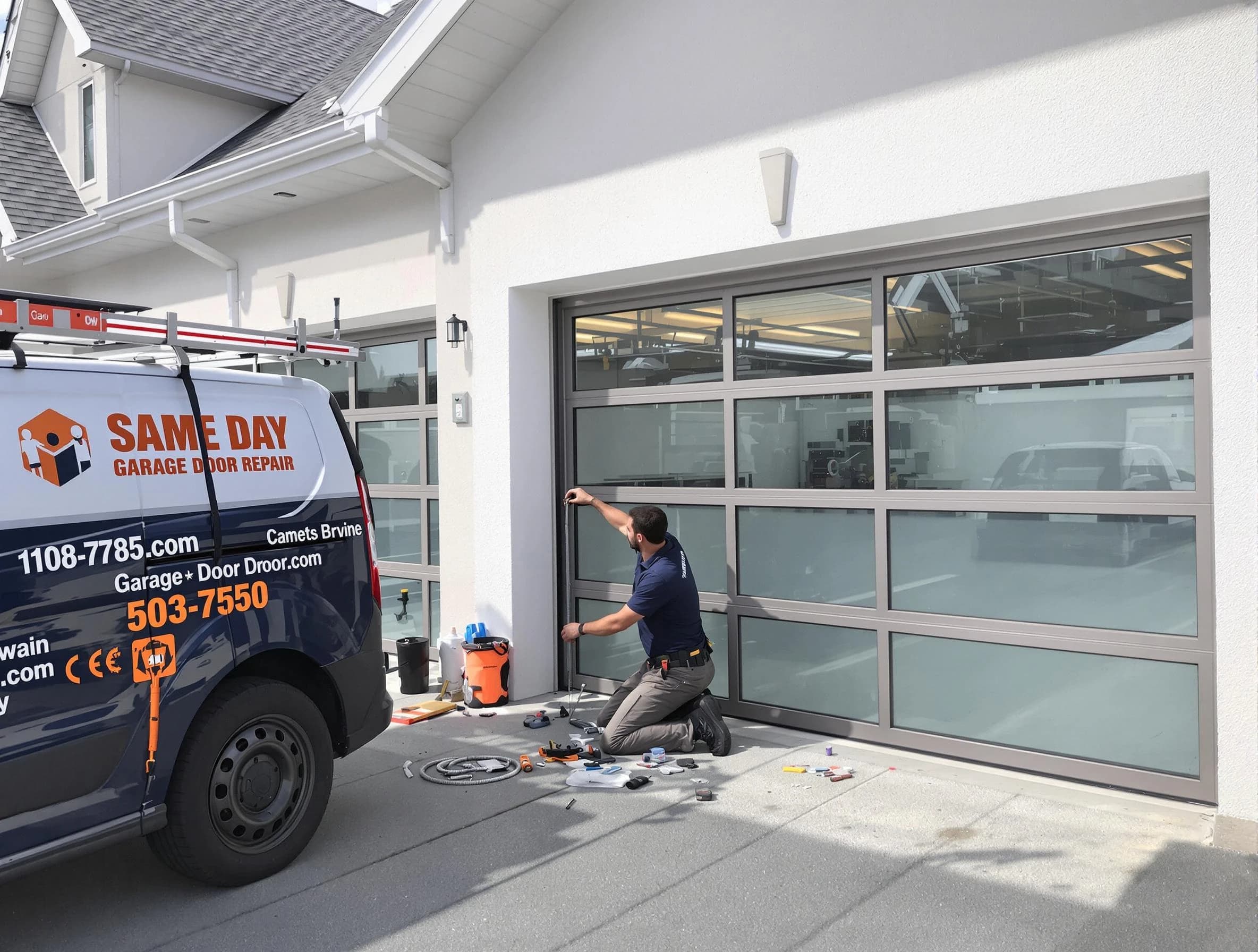 Same-day garage door repair service by Columbiana Garage Door Repair in Columbiana