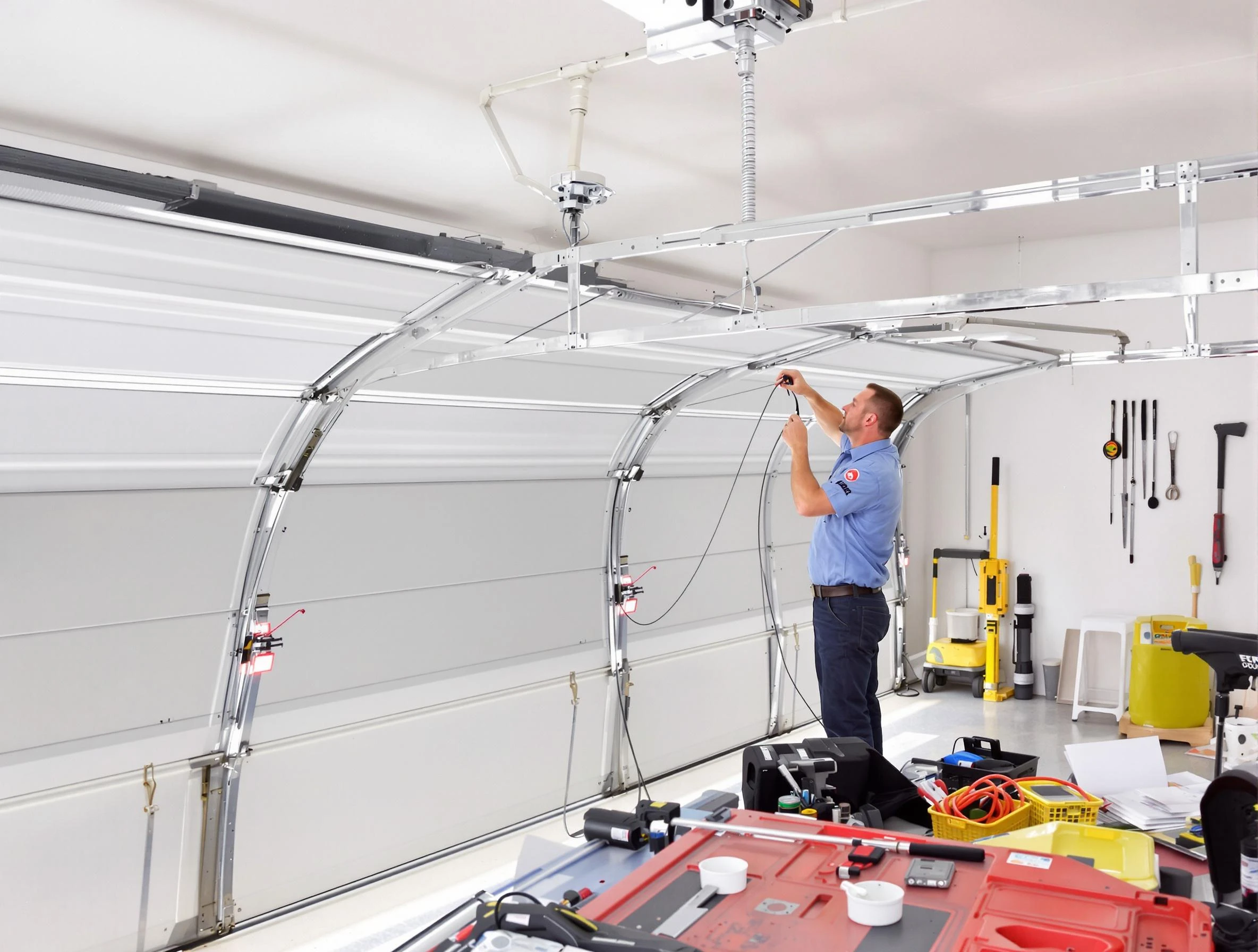 Garage door cable repair service by Columbiana Garage Door Repair in Columbiana