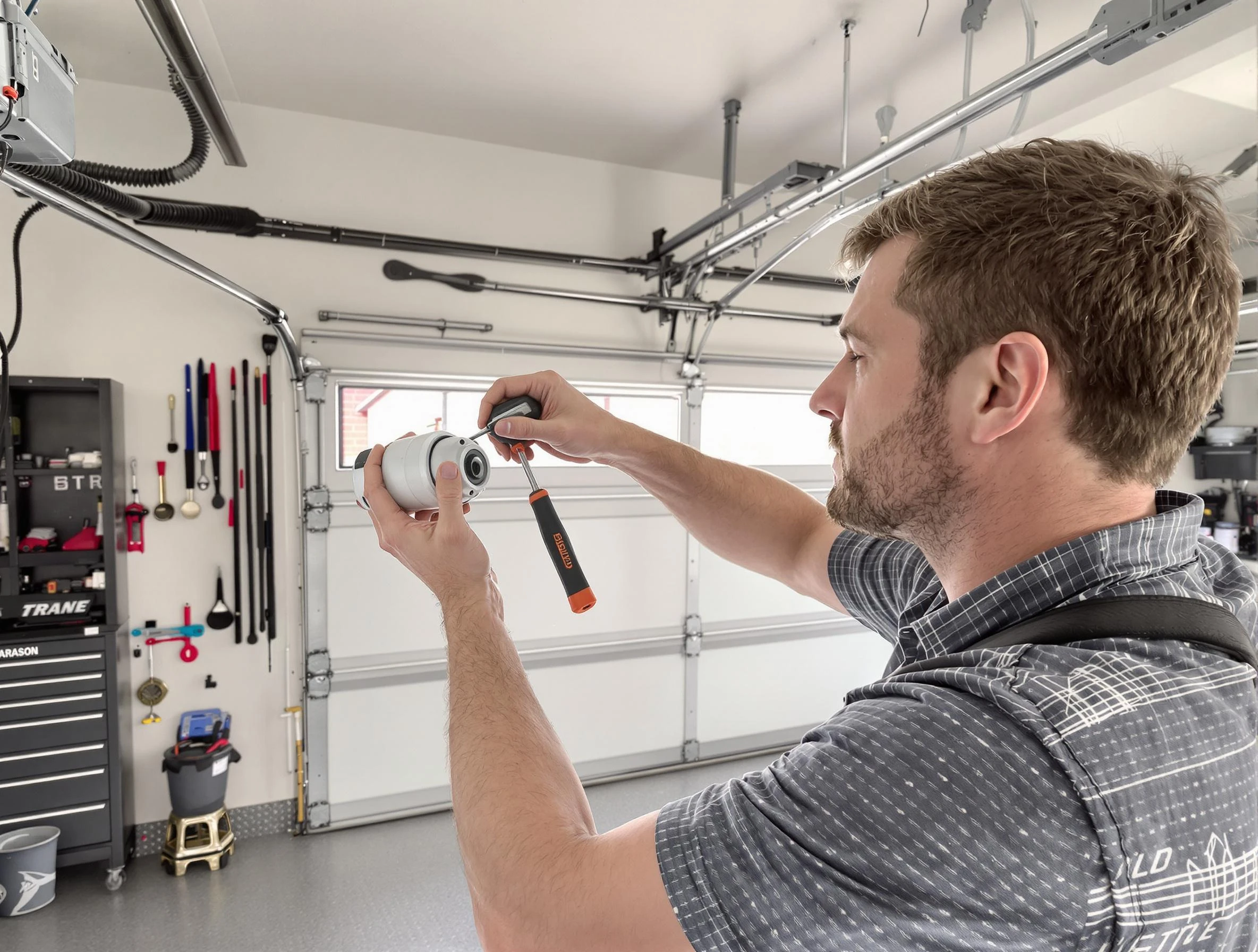 Garage door opener repair service by Columbiana Garage Door Repair in Columbiana