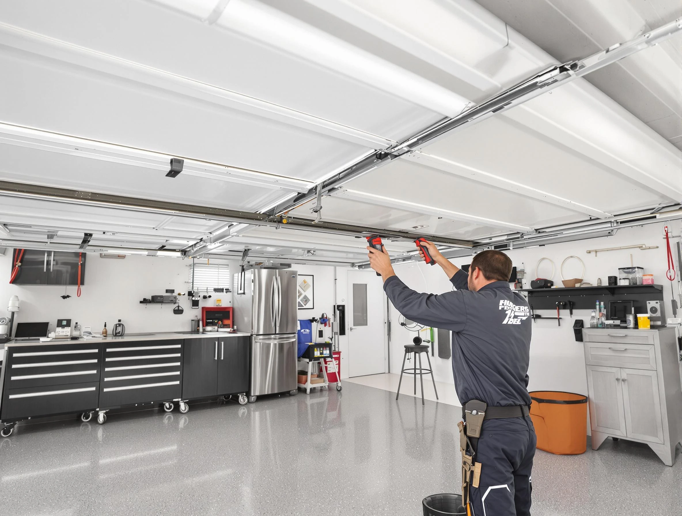 Overhead garage door repair service by Columbiana Garage Door Repair in Columbiana