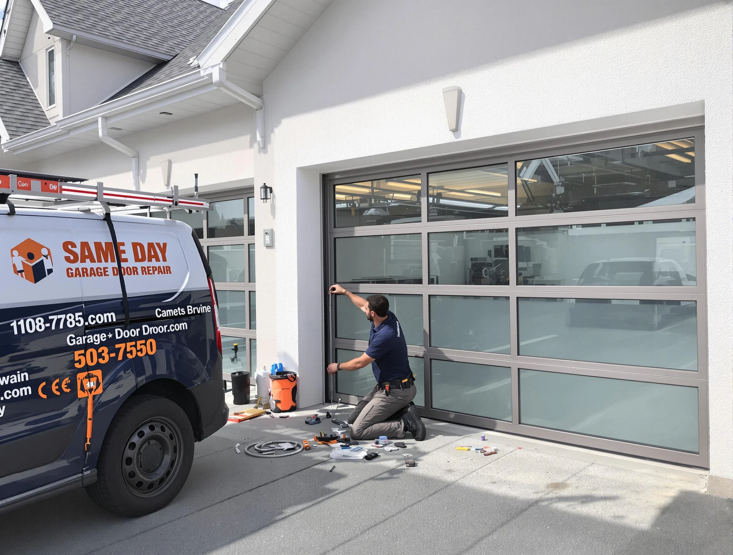 Same-day garage door repair service by Columbiana Garage Door Repair in Columbiana